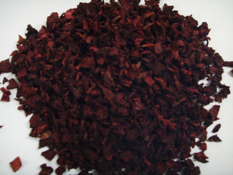 Dehydrated beet root
