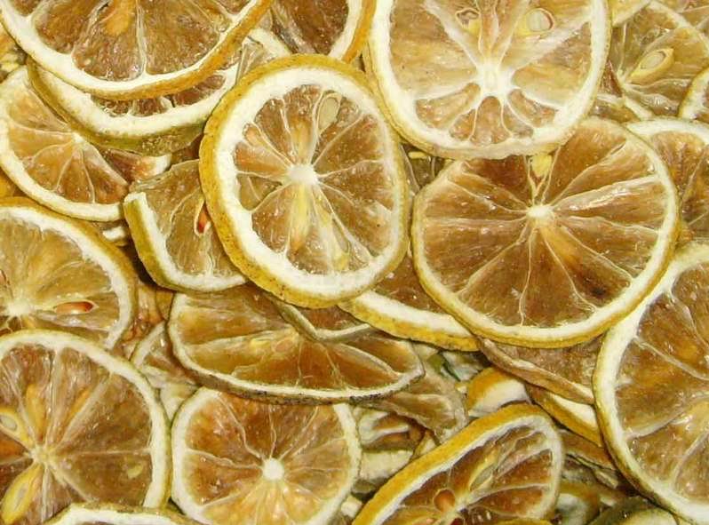 Dehydrated lemon
